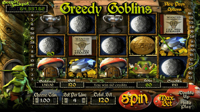 Игровой интерфейс Greedy Goblins 4