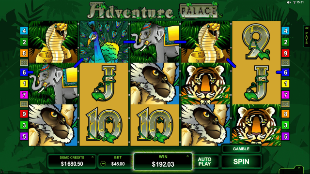 Бонусная игра Adventure Palace 9