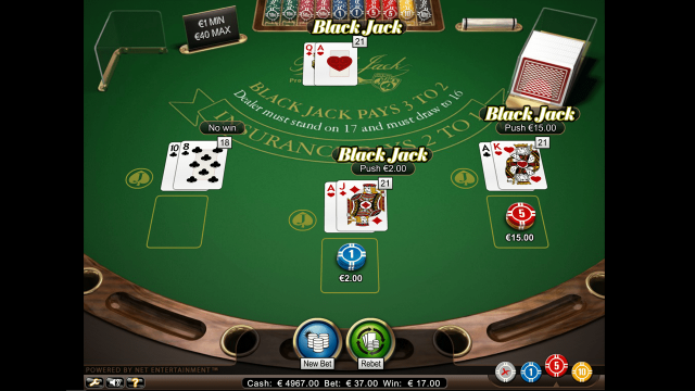 Бонусная игра Blackjack Professional Series 7
