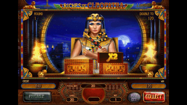 Игровой интерфейс Riches Of Cleopatra 7