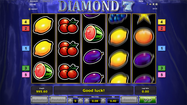Игровой интерфейс Diamond 7 2