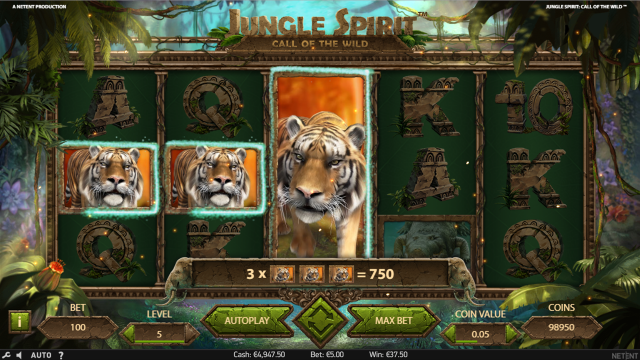 Игровой интерфейс Jungle Spirit: Call Of The Wild 9