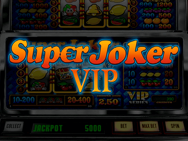 Игровой автомат Super Joker VIP с поддержкой саппорта